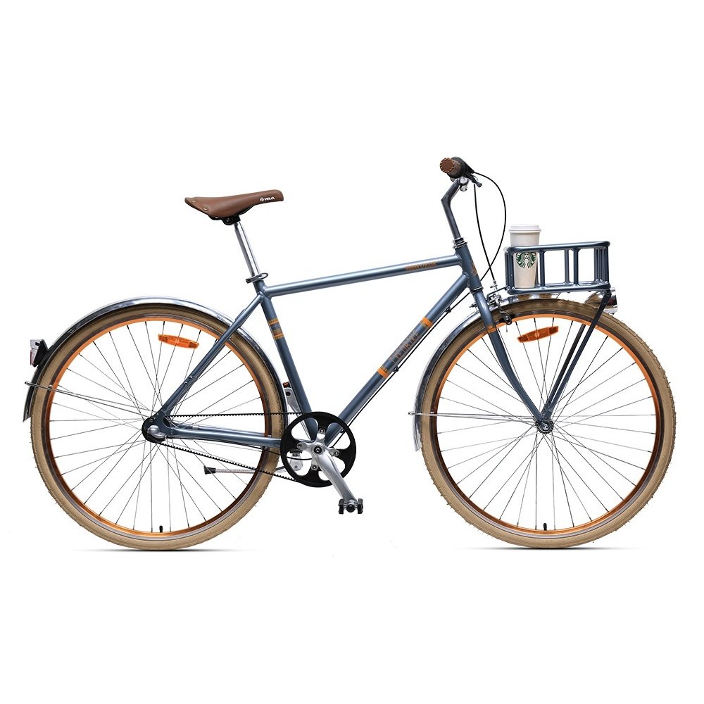 TXED Green Belt Drive City Bike Retro Bicycle