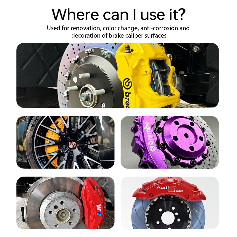 OEM High Quality Brake Caliper Color Change High Temperature Spray Paint