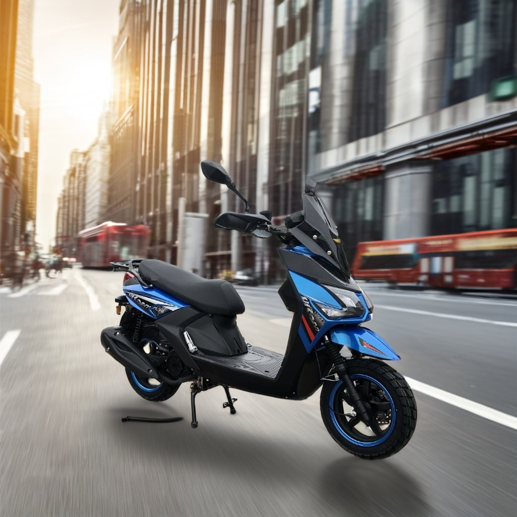 Factory Direct 150CC Gasoline Scooter for Adults New Design with 4 Stroke Engine Disc & Drum Brake
