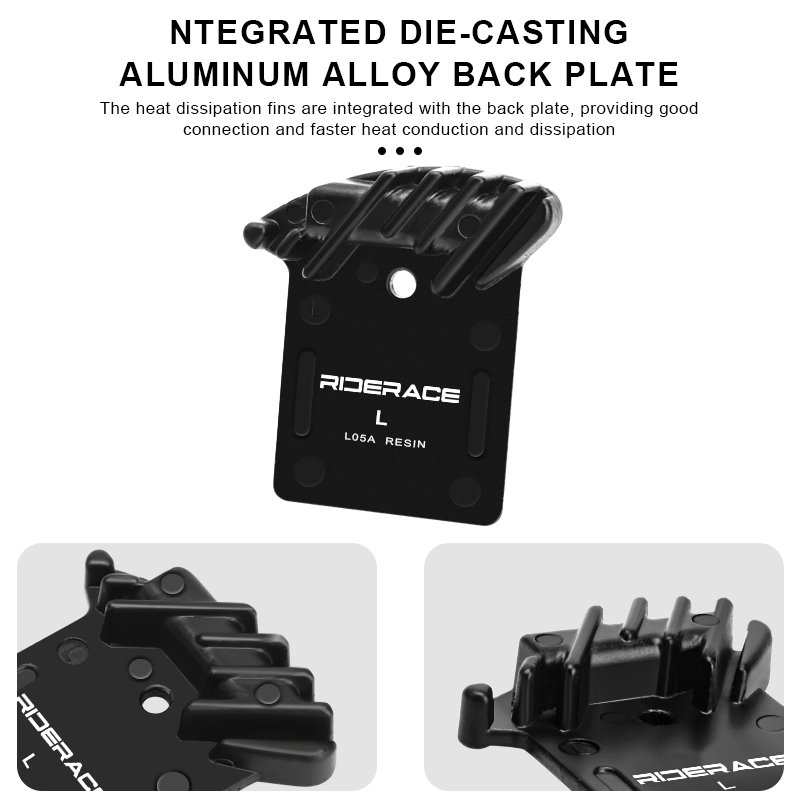RIDERACE Ceramics Brake Pads Road MTB Bike Oil Brake Calipers Cooling for L03A Ultegra R9170 R8070 R7070 RS805 RS505 XTR M9100