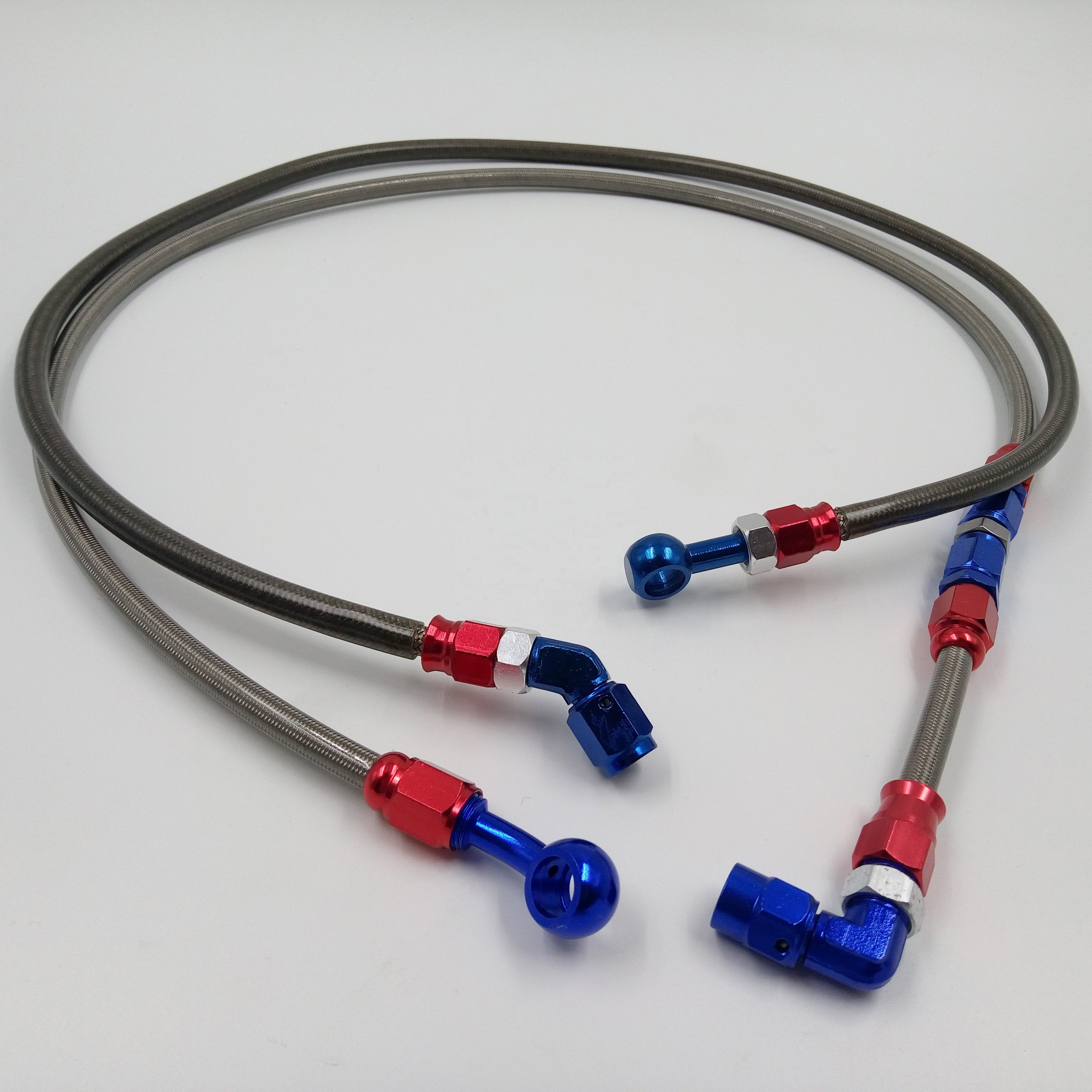 PTFE/Teflon Braided Hydraulic Hose High Temperature Resistance Racing teflon Brake Line Kit