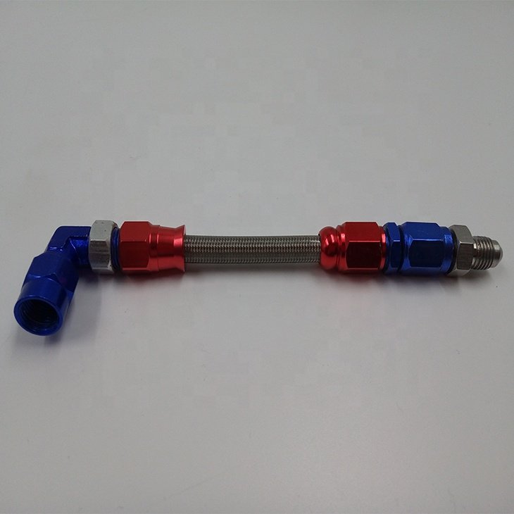 PTFE/Teflon Braided Hydraulic Hose High Temperature Resistance Racing teflon Brake Line Kit