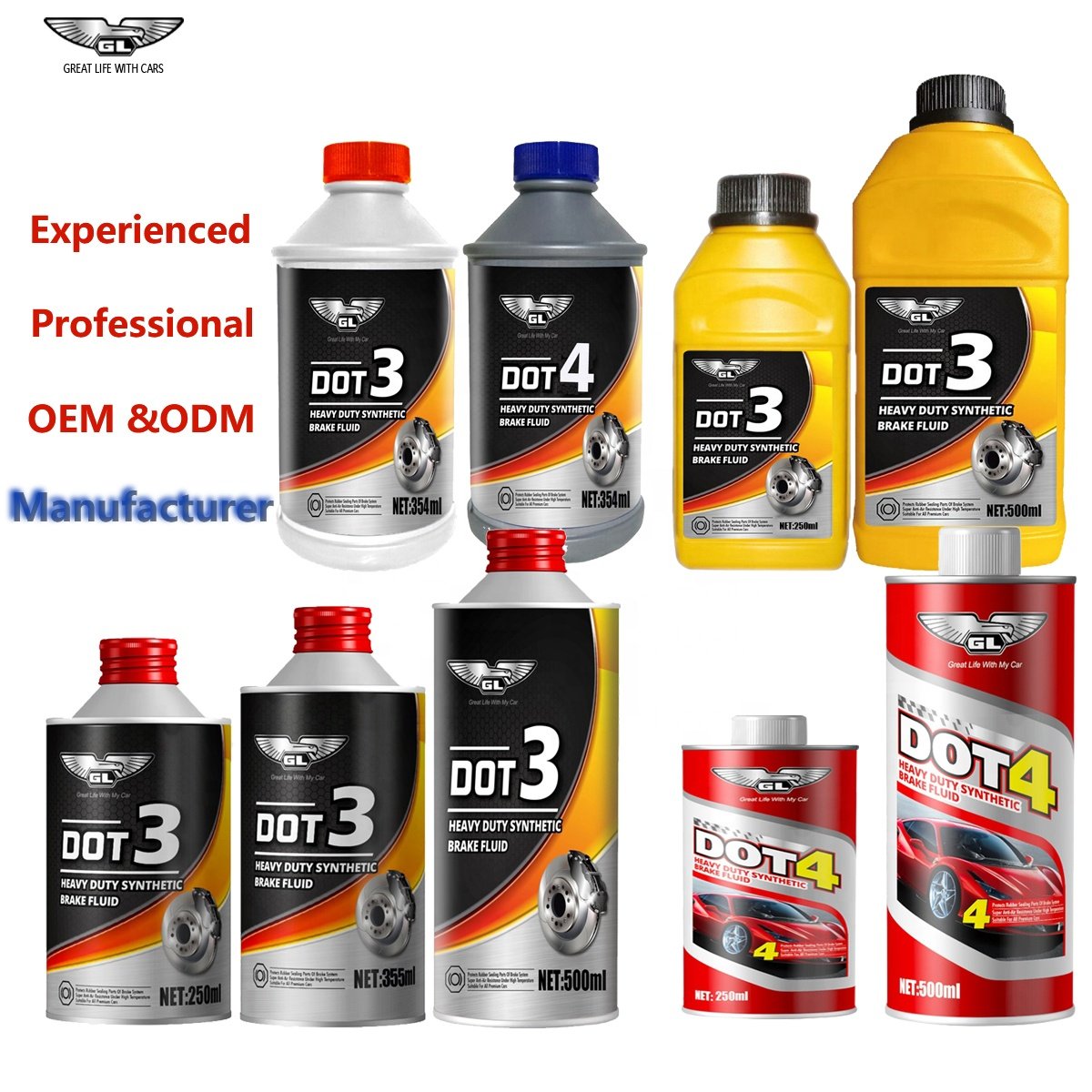 Manufacturer Brake Fluid Supplier 1000litre Drum Yellow Color Brake Fluid for Car