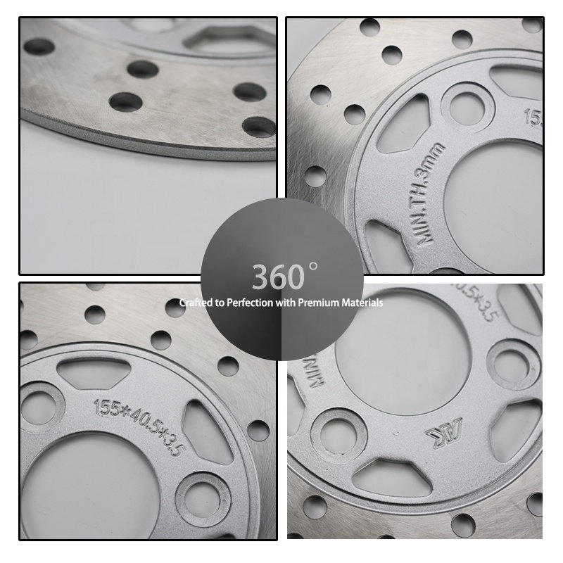LINGQI Racing 155mm Front Brake Disc Rotor With 3* Mounting Screw for Monkey Z50 Bike Z50R Pit Dirt Bike Motorbike Accessories