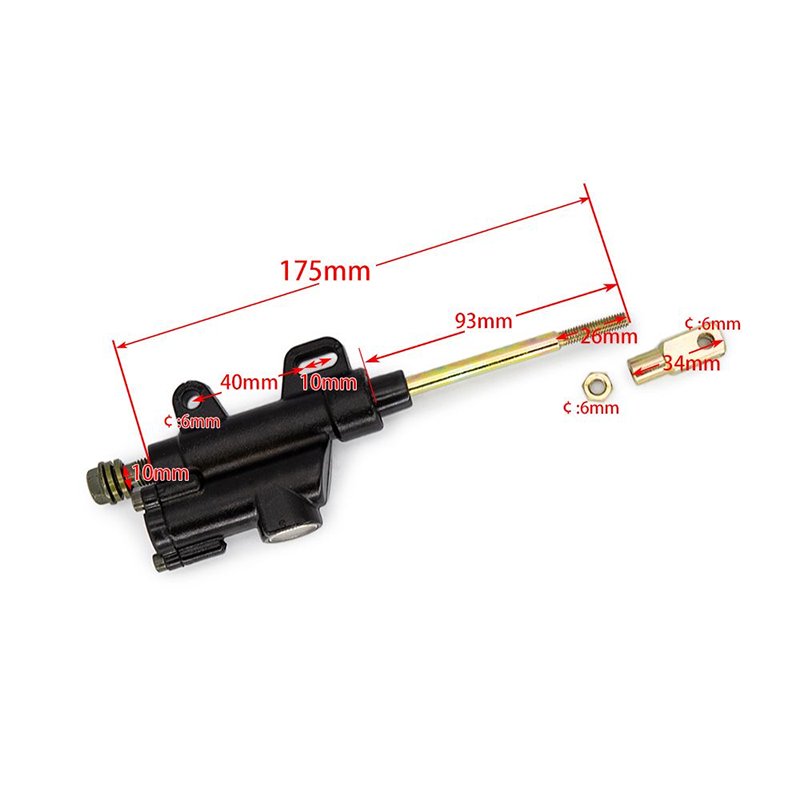 ATV Dirt Pit Bike Motorcycle Hydraulic Master Cylinder Rear Brake Pump