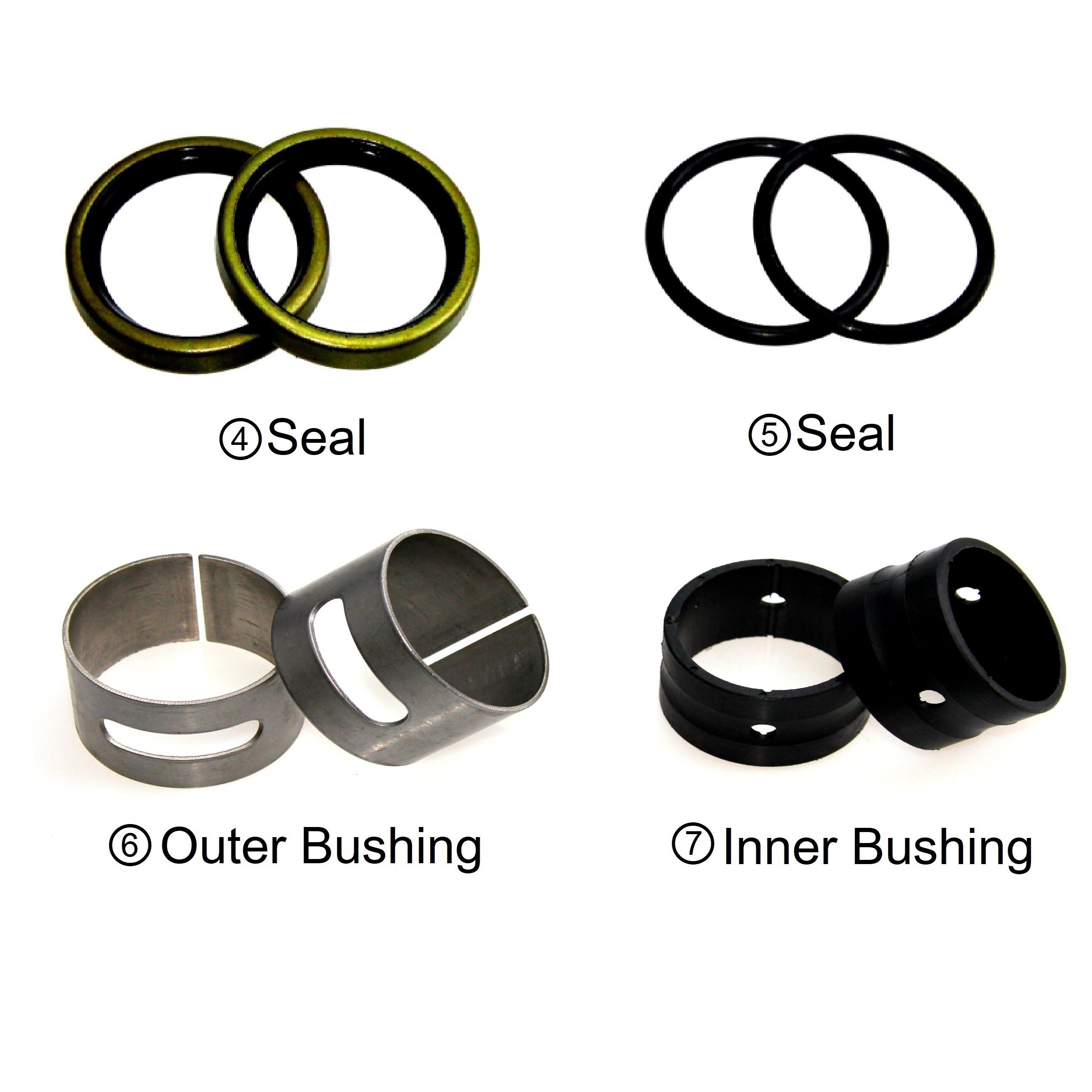 E-3520A for Trailer Axles with 16 1/2" Diameter Cam Brakes Brake Camshaft Repair Kits