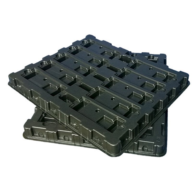 Customized Thermoforming Turnover Tray Auto Parts Thick Plastic Tray for Cylinder Part Other Auto Brake Part Tray