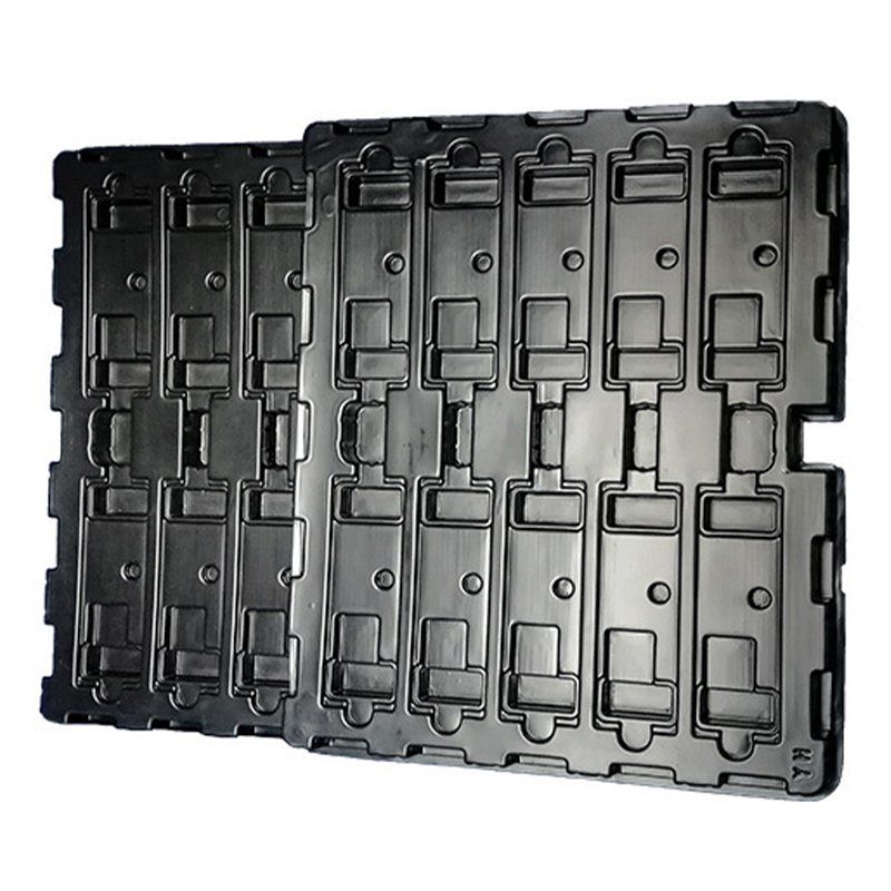 Customized Thermoforming Turnover Tray Auto Parts Thick Plastic Tray for Cylinder Part Other Auto Brake Part Tray