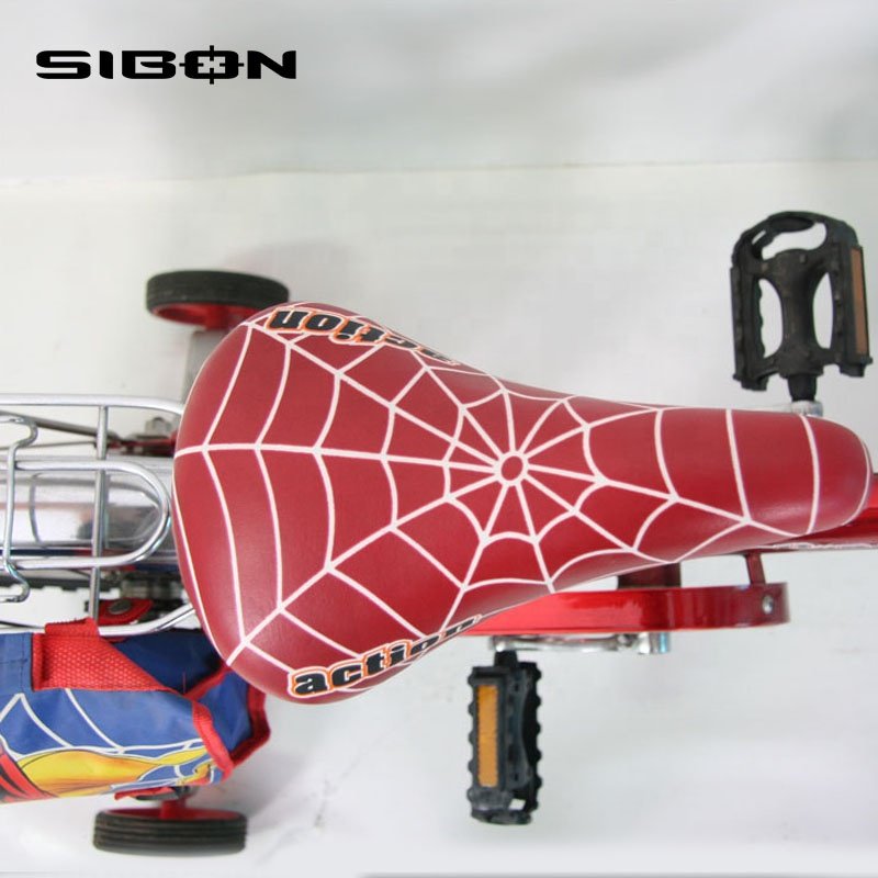 SIBON B0110113 12 Inch Steel Fork Steel Frame Aluminium Alloy Rim Caliper Brake Cartoon Sticker Bicycle for Kids Children