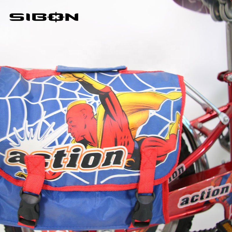 SIBON B0110113 12 Inch Steel Fork Steel Frame Aluminium Alloy Rim Caliper Brake Cartoon Sticker Bicycle for Kids Children