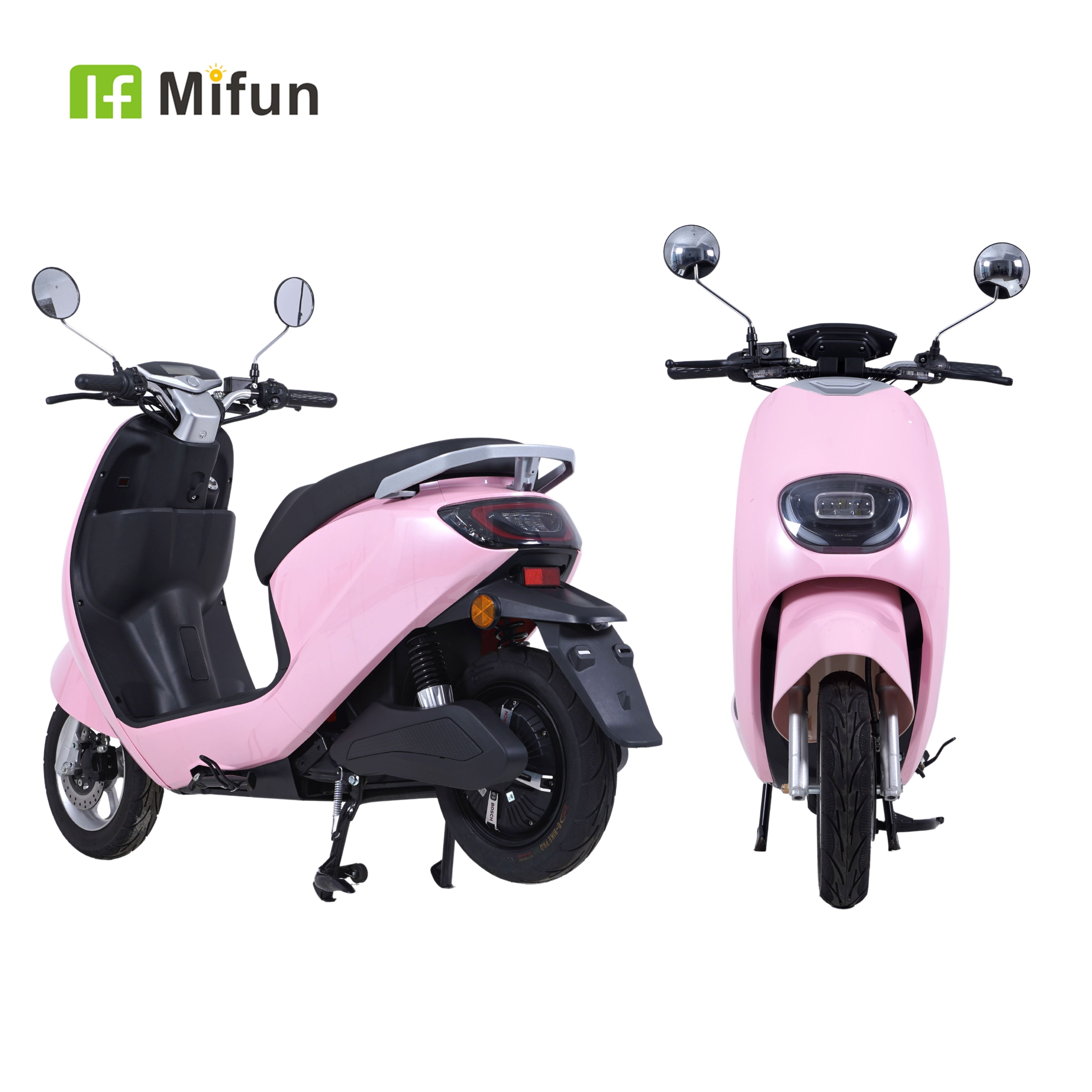 High-Speed 60V Electric Scooter with 1000W-1500W CKD Motor Disc Brake and Max Speed of 40-60km/h Model Spirit for India