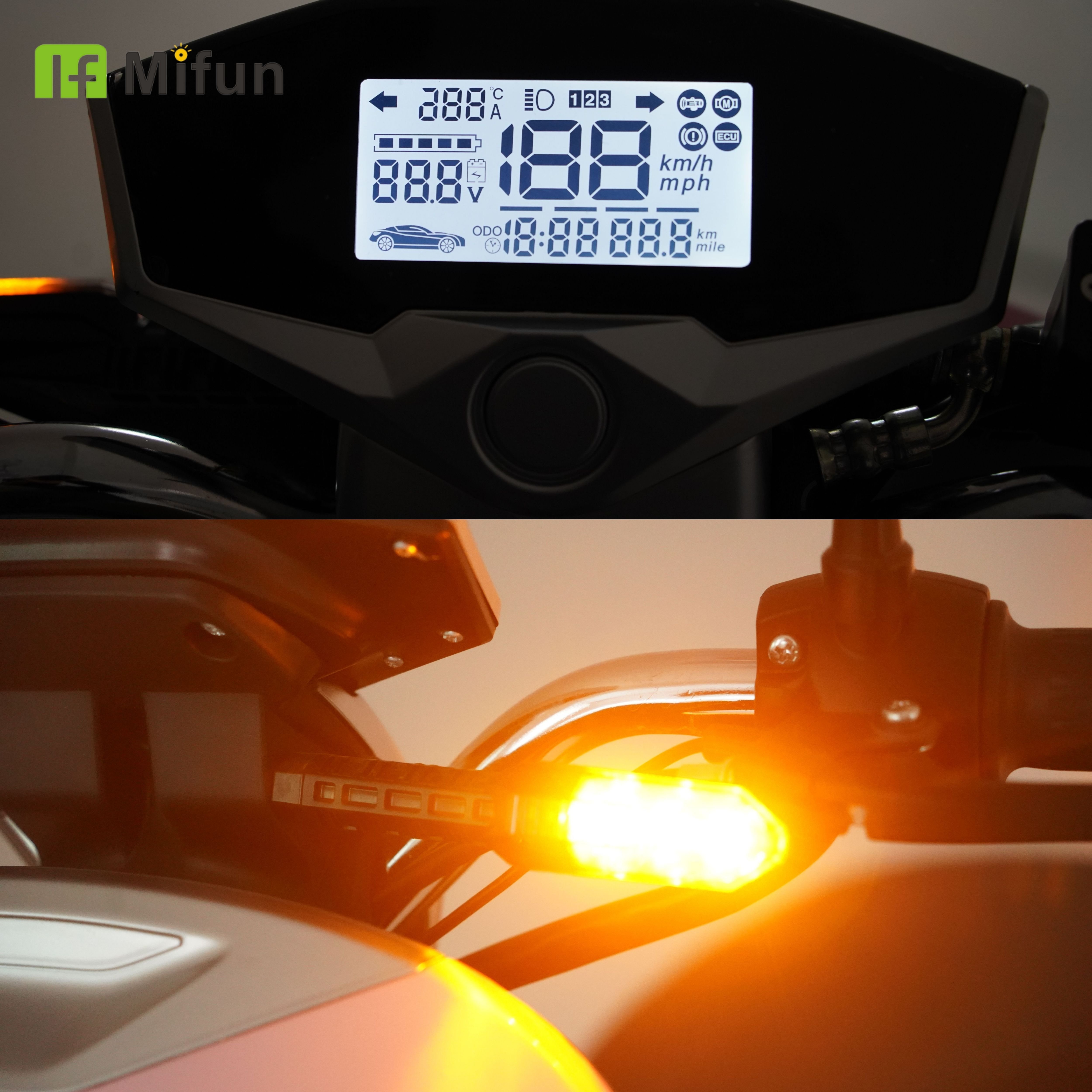 High-Speed 60V Electric Scooter with 1000W-1500W CKD Motor Disc Brake and Max Speed of 40-60km/h Model Spirit for India