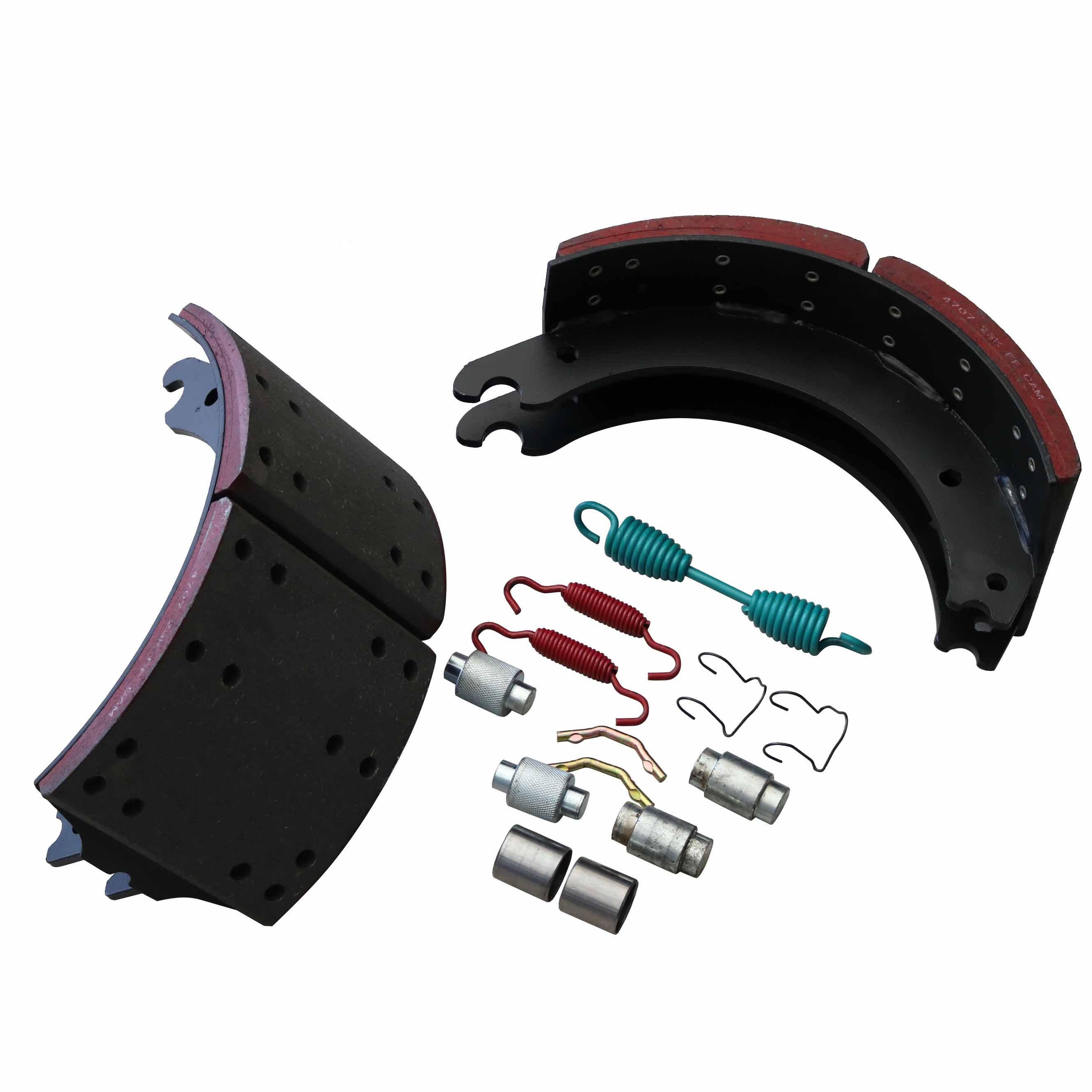 Manufacturer Low Price North American Truck 23k Lining Brake Pads Drum Brake Shoes 4707 4707Q With Hardware Kit