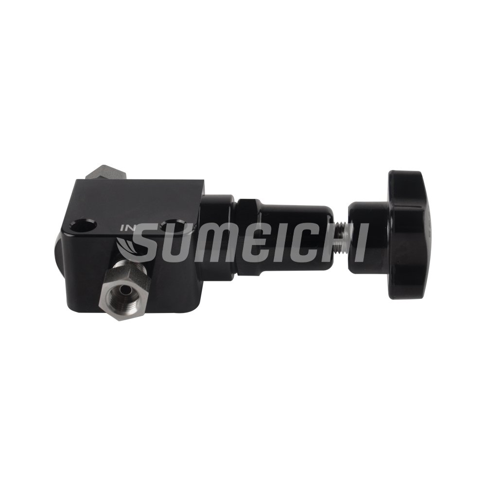 SUMEICHI Brake Proportioning Valve - Black with 1/8" NPT Ports