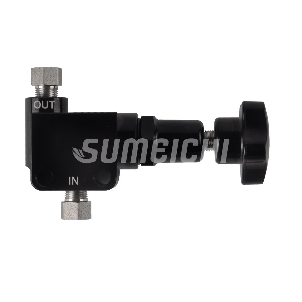 SUMEICHI Brake Proportioning Valve - Black with 1/8" NPT Ports