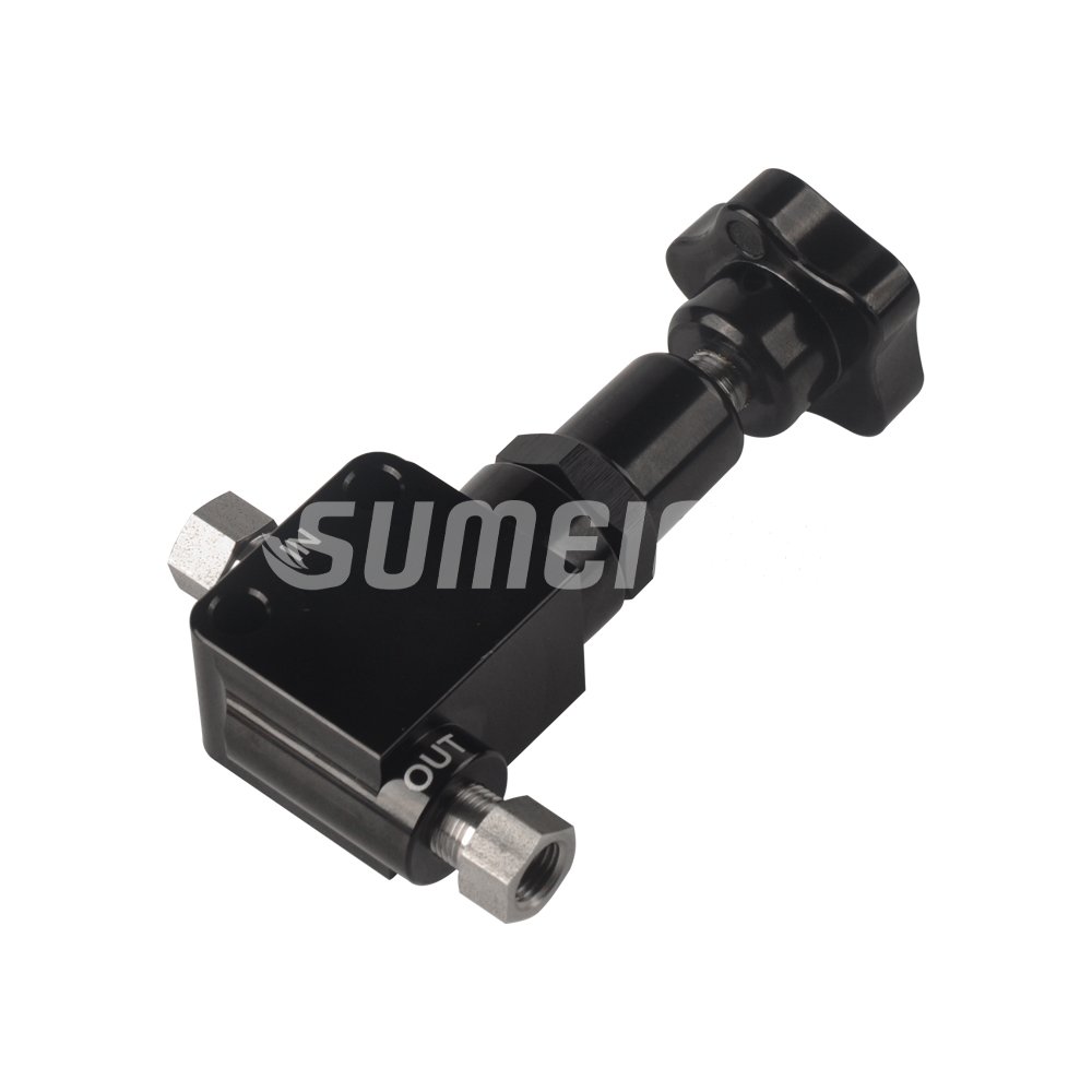 SUMEICHI Brake Proportioning Valve - Black with 1/8" NPT Ports