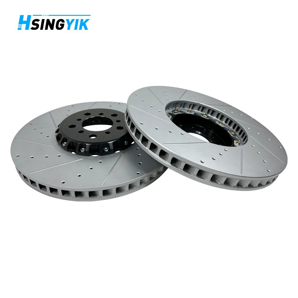 Hsingyik 34112284901 34112284902 395 MM Grooved Drilled Slotted Front Brake Disc Rotor for BMW X5 F15 F85 X6 F16 F86