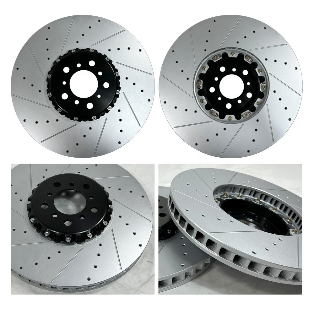 Hsingyik 34112284901 34112284902 395 MM Grooved Drilled Slotted Front Brake Disc Rotor for BMW X5 F15 F85 X6 F16 F86