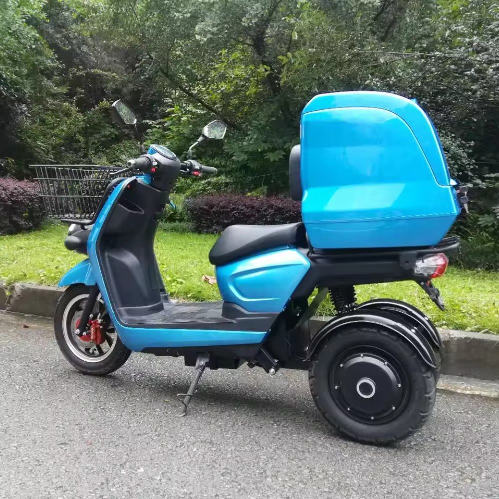 High Range New Tilt Design Three-wheeled Electric Scooter Express Bike