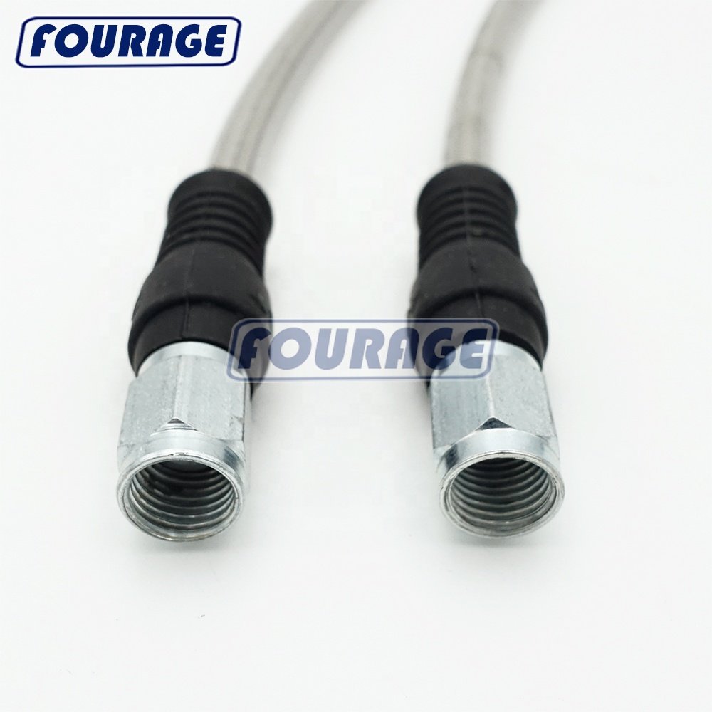 High Performance 7/16" Braided Stainless Steel Brake Line Hose Kit for GM Brake Vehicles