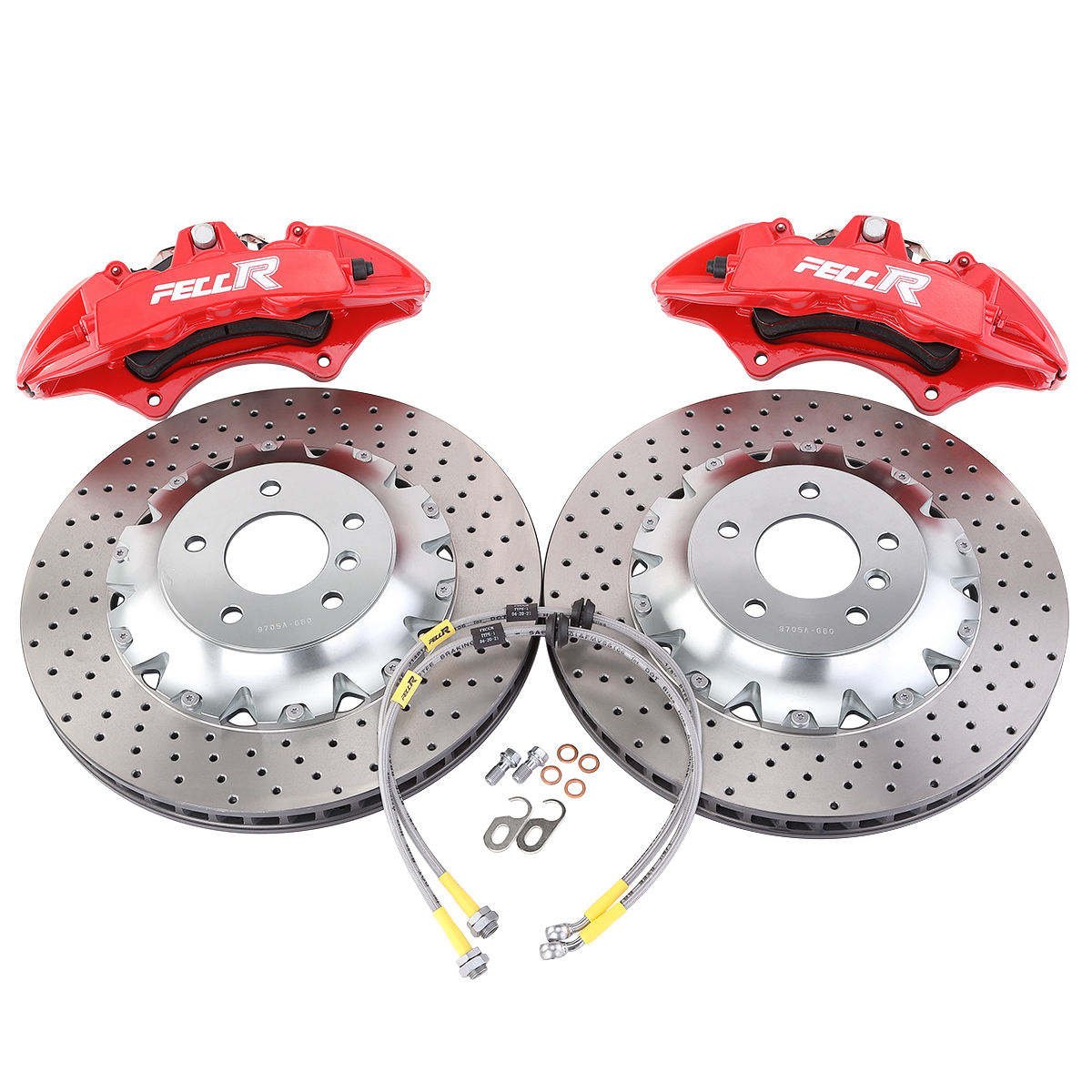 China Factory Car Custom Modified Brake Caliper 6 Pistons Big Brake Kit for Lincoln MKZ/MKX