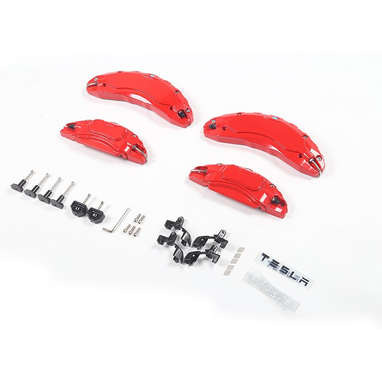Brake Caliper Cover Fit for Tesla Model 3 Y Wheel Hub Set Car Calliper Brake Caliper Cover Accessories