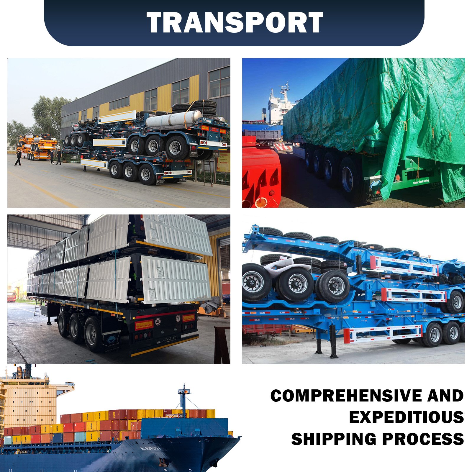 Factory Price 3 Axle Side End Tipper Truck Dumper Semi Trailer Dump Trailer Tractor Truck Tipper Semi-Trailer for Sale