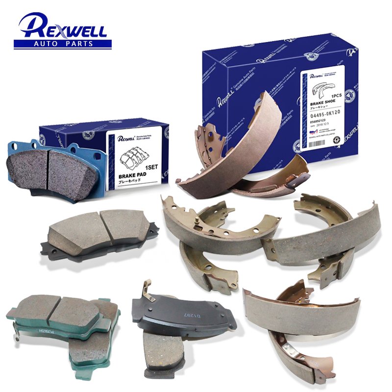Wholesale Guangzhou Rexwell Auto Spare Parts , Automotive Car Semi-Metallic Ceramic Rear Front Disc Brake Pads for Toyota Hilux