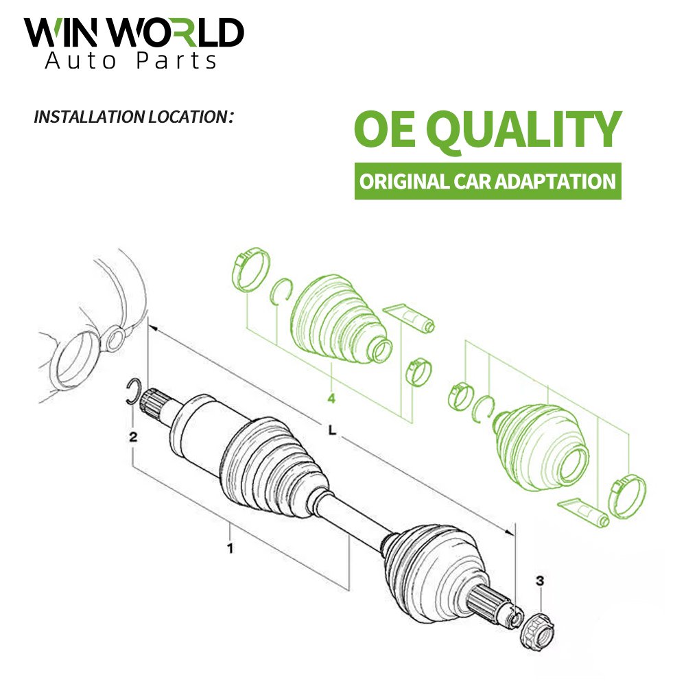 Win World OEM Quality CV Joint Drive Shaft Repair Kit For Nissan