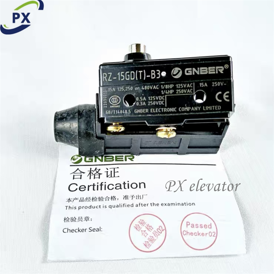 Elevator Spare Parts Elevator Fulward Main Engine Brake Latch Micro Switch Travel Switch RZ-15GD(T)-B Z-15GDA55-B5V
