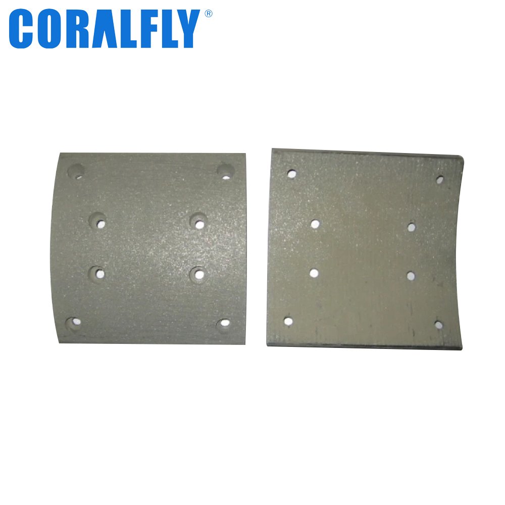 Coralfly Factory Hot Style Competitive Price 19495 3464239610 6174231330 Truck Brake Lining for Mercedes Benz