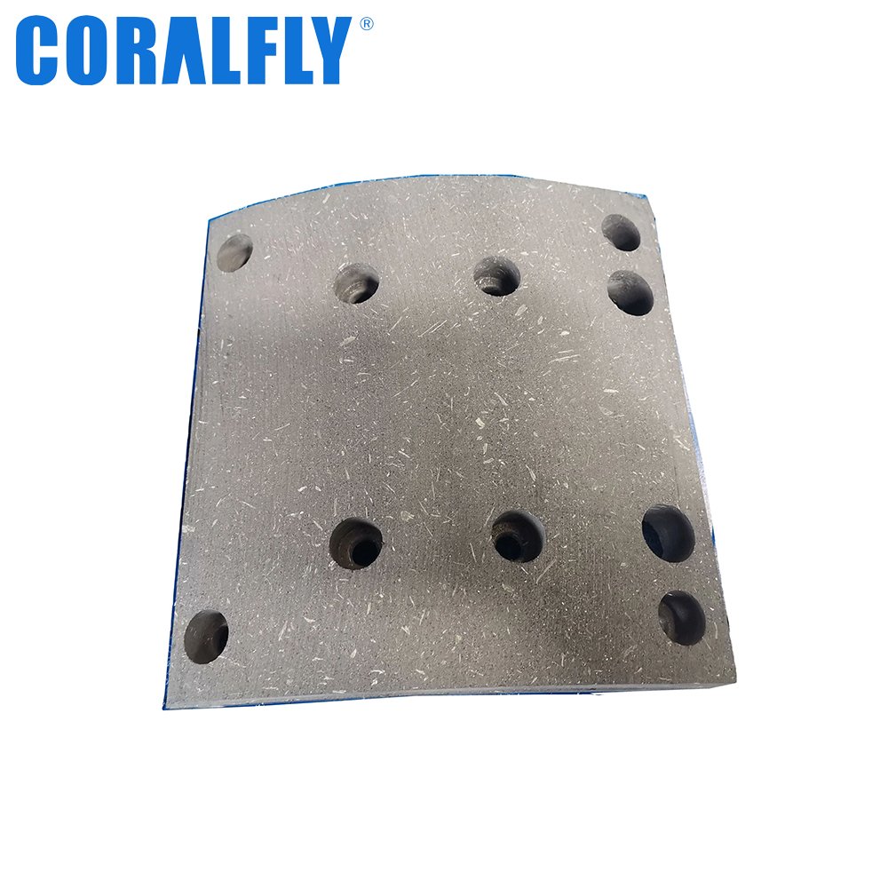 Coralfly Factory Hot Style Competitive Price 19495 3464239610 6174231330 Truck Brake Lining for Mercedes Benz