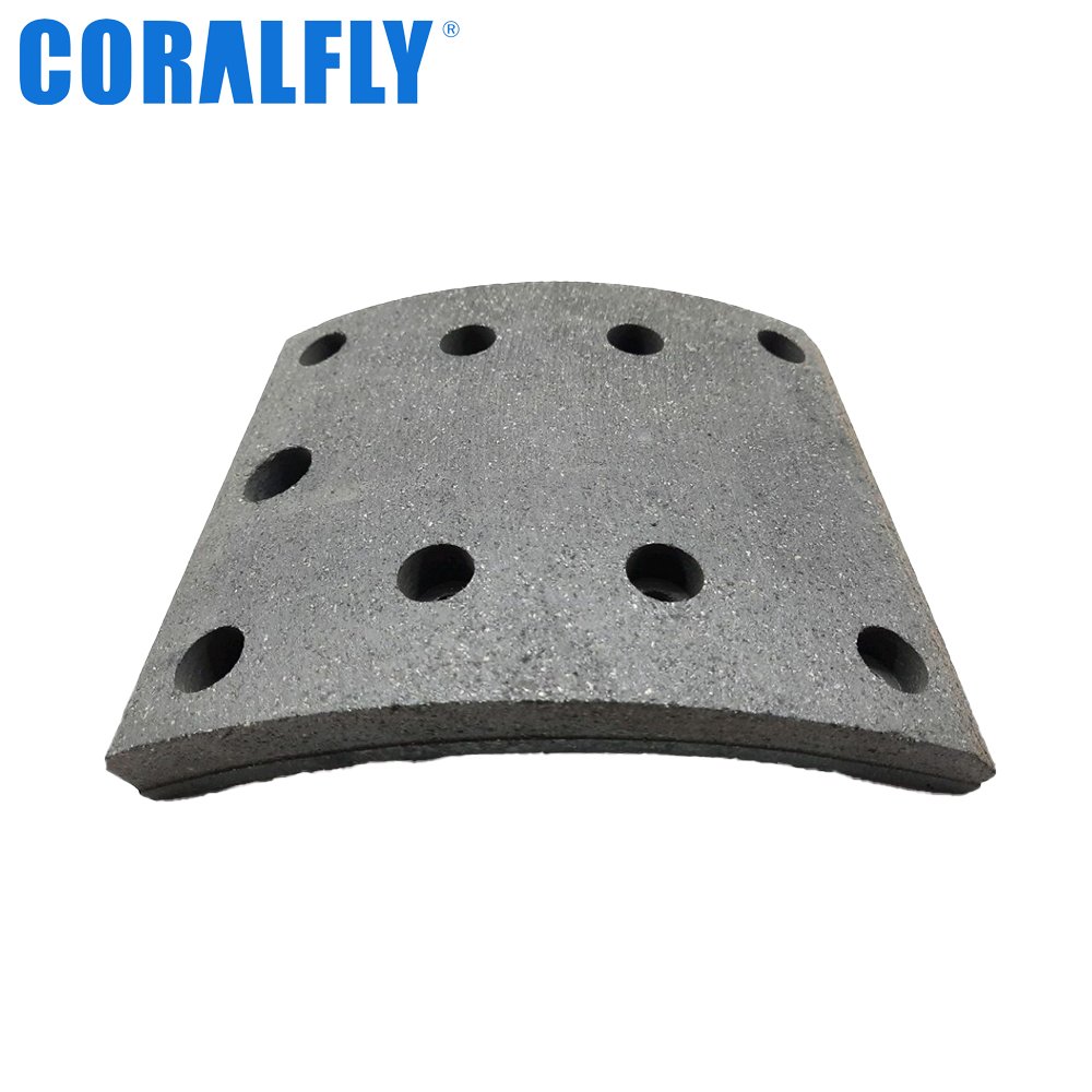 Coralfly Factory Hot Style Competitive Price 19495 3464239610 6174231330 Truck Brake Lining for Mercedes Benz
