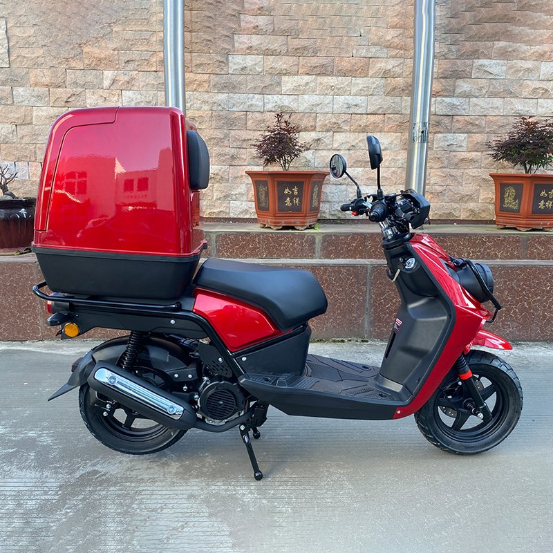 Factory Price Chinese Gasoline Scooter 150cc Adult Version Food Delivery Logistics Motorcycle with Disc Brake