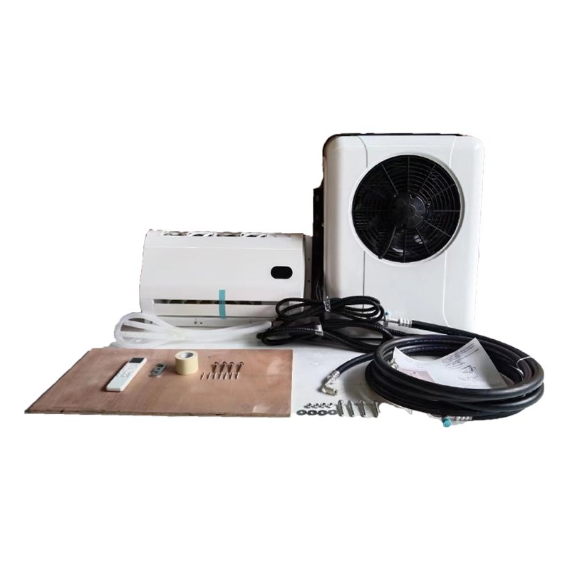 Wall Mounted 12V DC Windowless AC Unit 24V RV Air Conditioning For Trucks & Campers R134a Refrigerant