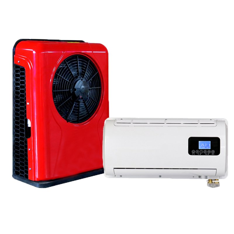 Wall Mounted 12V DC Windowless AC Unit 24V RV Air Conditioning For Trucks & Campers R134a Refrigerant