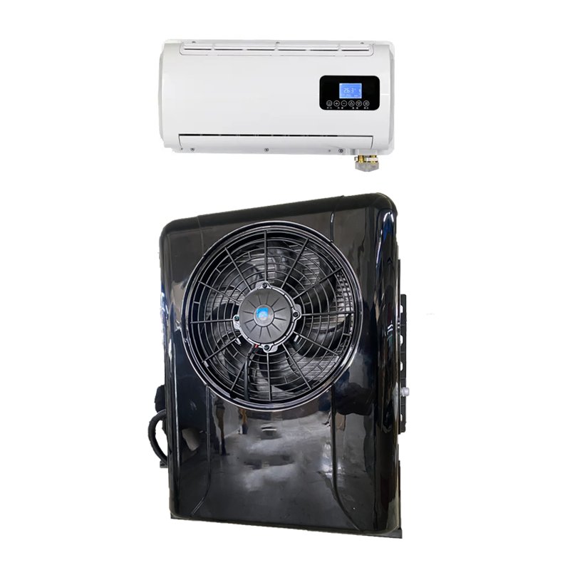 Wall Mounted 12V DC Windowless AC Unit 24V RV Air Conditioning For Trucks & Campers R134a Refrigerant