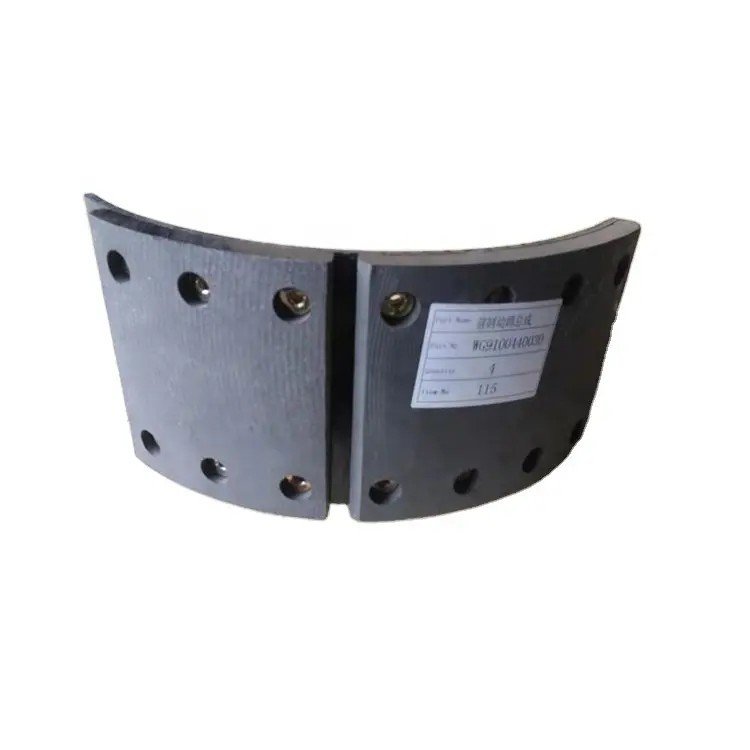 SINOTRUK HOWO Truck Spare Parts HOWO Truck Parts WG9100440030 Howo Brake Shoe