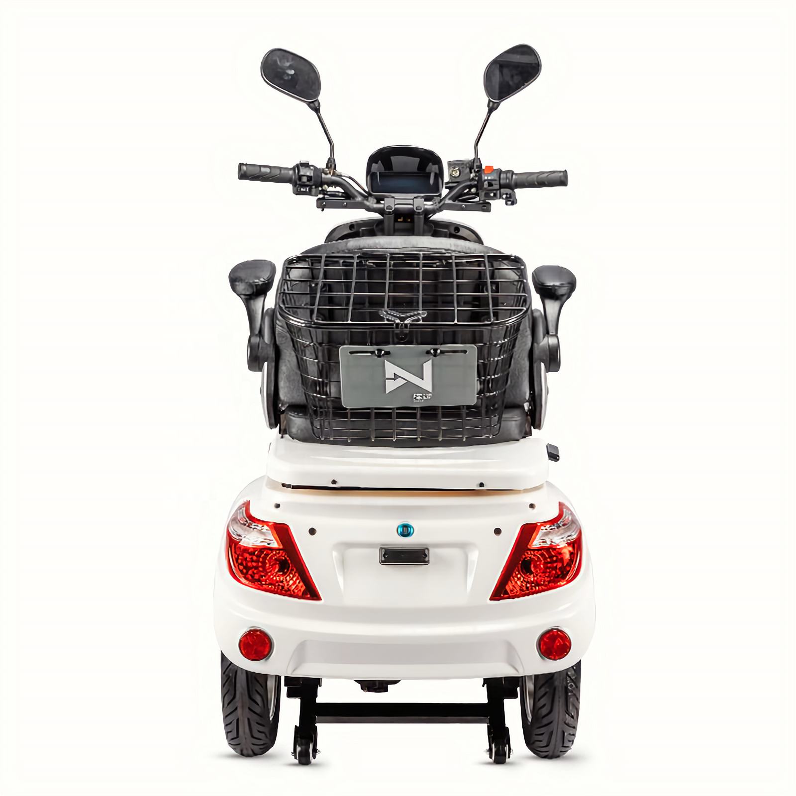 LVNENG 48V1200W Front Disc Rear Drum Brake 50km Safe Speed 25km/h Moped Grace Electric Tricycle