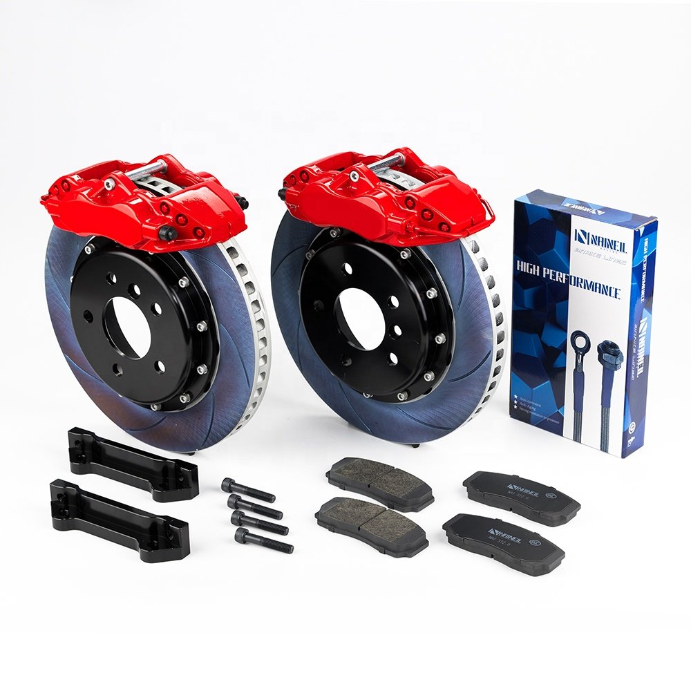 Naineil High Performance 4 Piston Racing Rear 4 Pot Brake Caliper 9202 Big Brake Kit for bmw E36 E46 E90n E92 M3 335i F30