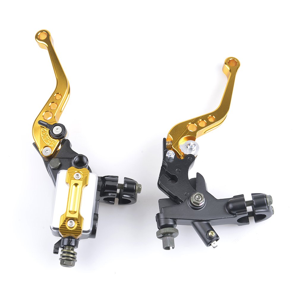 22mm Handlebar Aluminum Motorcycle Brake Clutch Pump Lever Hydraulic Master Cylinder Accessories Suitable for Most Motorcycles