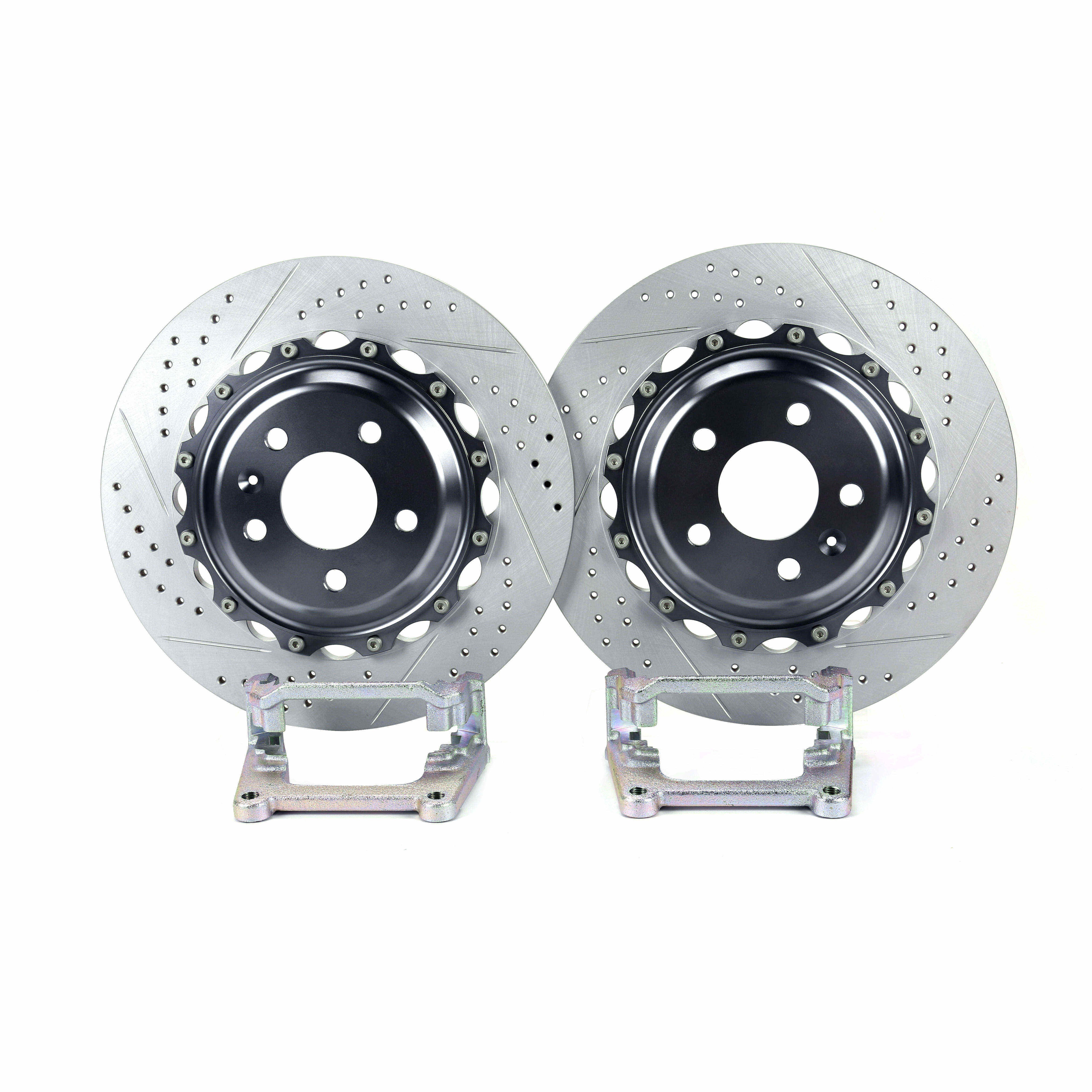 Professional Auto Brake Disc Rotor 370*22mm Brake Disc Rotor for Audi A4 B9 Q5L A6L A7L Ventilated Disc