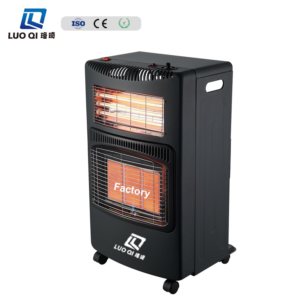 Powerful Gas Heater with Even Heat Distribution 2 in 1 Gas Infrared and Quartz Tube Electricity Heater for Home