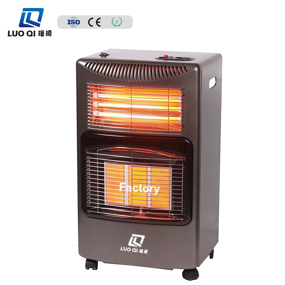 Powerful Gas Heater with Even Heat Distribution 2 in 1 Gas Infrared and Quartz Tube Electricity Heater for Home