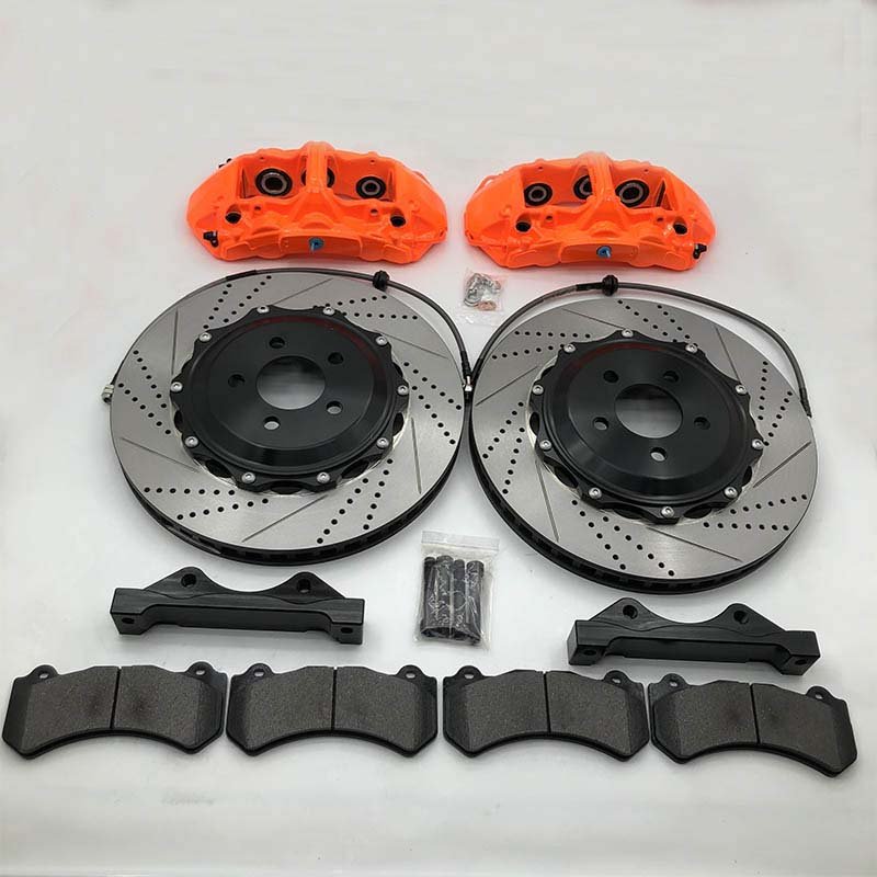 High Performance Racing 6 Piston Car Brake Calipers Big Brake Kit for Tt Mk2 S3 A4 S5 B8 A6 C7 C8 Q5 Q7 Range Rover Evoque
