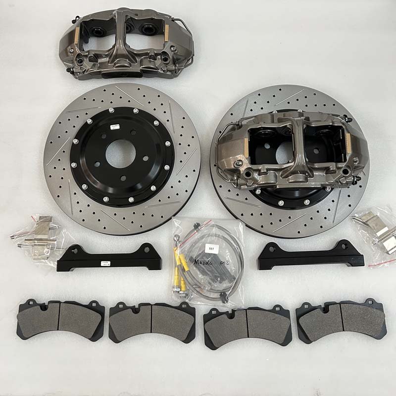 High Performance Racing 6 Piston Car Brake Calipers Big Brake Kit for Tt Mk2 S3 A4 S5 B8 A6 C7 C8 Q5 Q7 Range Rover Evoque