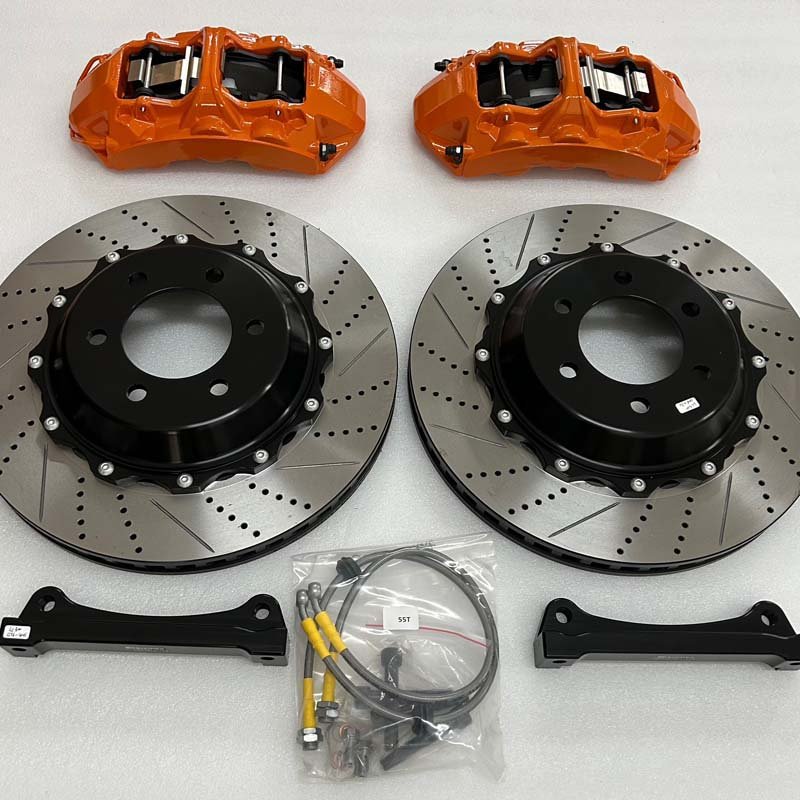 High Performance Racing 6 Piston Car Brake Calipers Big Brake Kit for Tt Mk2 S3 A4 S5 B8 A6 C7 C8 Q5 Q7 Range Rover Evoque