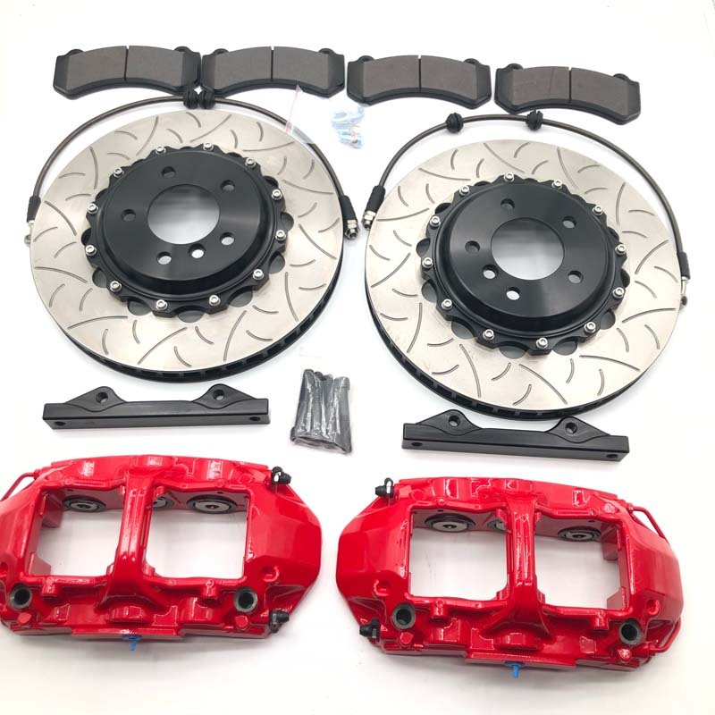 High Performance Racing 6 Piston Car Brake Calipers Big Brake Kit for Tt Mk2 S3 A4 S5 B8 A6 C7 C8 Q5 Q7 Range Rover Evoque