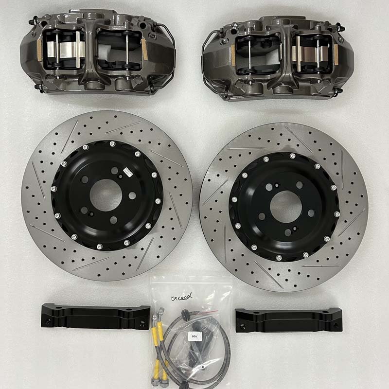High Performance Racing 6 Piston Car Brake Calipers Big Brake Kit for Tt Mk2 S3 A4 S5 B8 A6 C7 C8 Q5 Q7 Range Rover Evoque