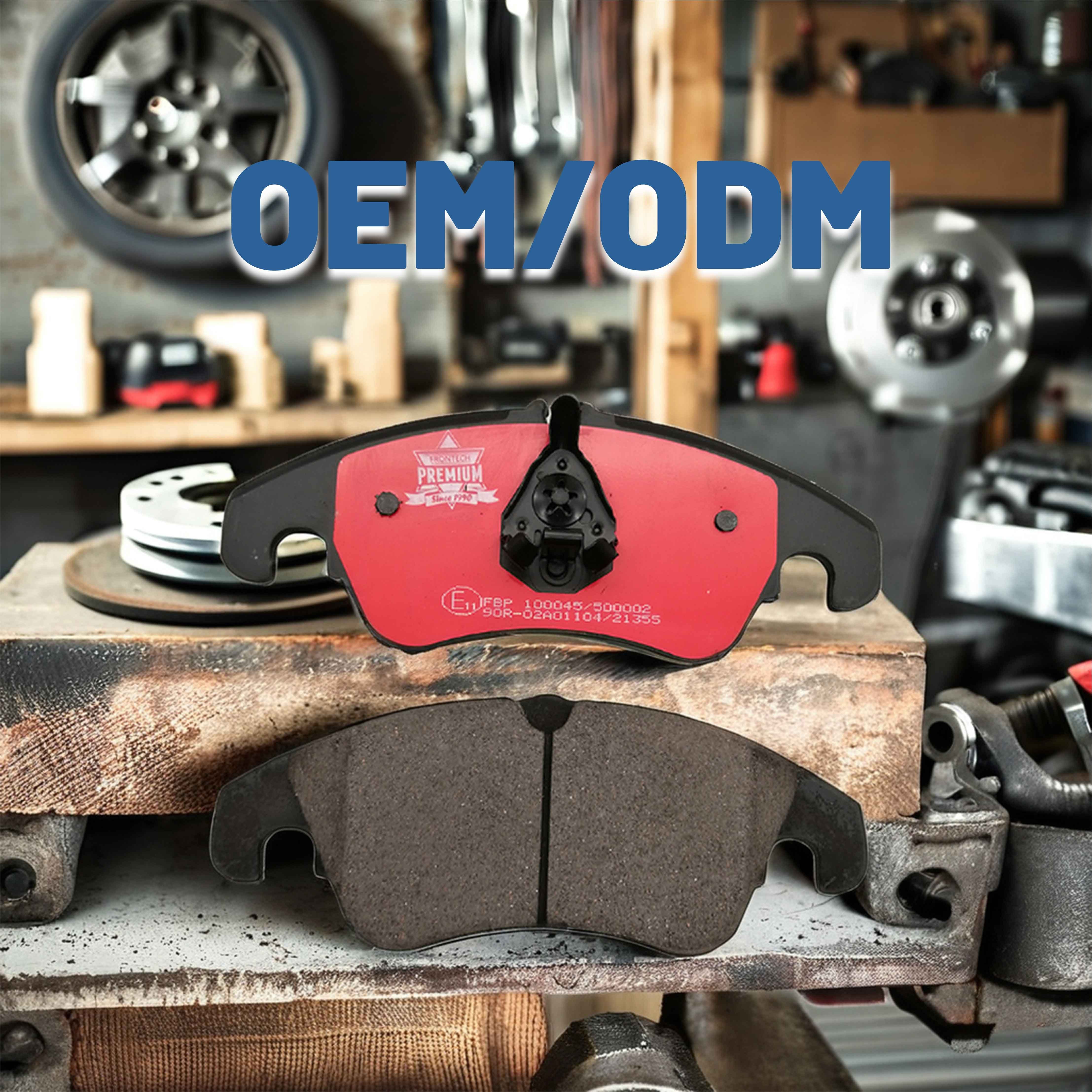 Low-Metallic Brake Pads for Nissan, Honda, Kia, MG, Mercedes C200, BMW 535i, Hyundai Santa Fe, Mitsubishi Rosa Parts